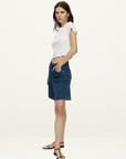 Marle Relaxed Jean Short in HERITAGE BLUE