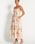 Mila Babydoll Midi Dress ROSE FLORAL Sofia-Sofia-Frolic Girls