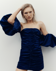 Miramare Ruched Mini Dress MIDNIGHT Shona Joy-Shona Joy-Frolic Girls