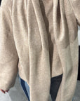 Mon Renn Scarf Knit Jumper in Natural