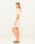 Mon Renn Venture Mini Dress in Cream