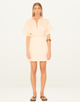 Mon Renn Venture Mini Dress in Cream