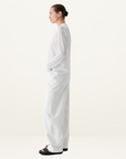 Morrison Aston Knit Polo Jumper in WHITE