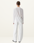 Morrison Aston Knit Polo Jumper in WHITE
