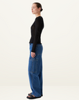 Morrison Aston Knit Pullover in BLACK