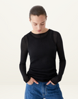 Morrison Aston Knit Pullover in BLACK