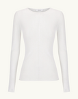 Morrison Aston Knit Pullover in WHITE