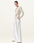 Morrison Avon Knit Cardigan in MILK