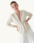 Morrison Avon Knit Cardigan in MILK