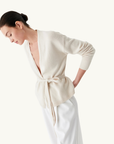 Morrison Avon Knit Cardigan in MILK