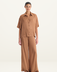 Morrison Iris SS Shirt in Rust