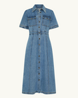 Morrison Jacque Denim Shirt Dress in Classic Blue