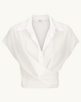 Morrison Olivia Silk Shirt in WHITE