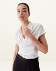 Morrison Olivia Silk Shirt in WHITE