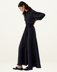 Morrison Shirt Dress in DARK NAVY