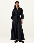 Morrison Shirt Dress in DARK NAVY