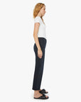 Mother Mid Rise Zip Rambler Ankle in NIGHT IN VENICE