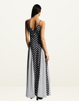 Muma World Mixed Polka Dot Altair Dress in Black & White