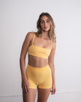 Nagnata Strap Back Wool Bralet in Sorbet