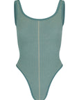 Nagnata Classic Wool Bodysuit in Frost