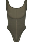Nagnata Classic Wool Bodysuit in Grove