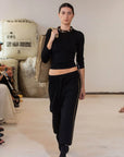 Nagnata Essentials Long Sleeve Top in Black