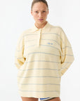 Nagnata Organic Drop Needle Polo in Vanilla