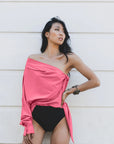 One Shoulder Blouse PINK Demkiw-Demkiw-Frolic Girls