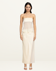 Ownley Ricky Midi Skirt in BUTTERCREAM