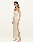 Ownley Ricky Midi Skirt in BUTTERCREAM