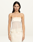Ownley Ricky Midi Skirt in BUTTERCREAM