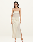 Ownley Ricky Midi Skirt in BUTTERCREAM