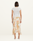Ownley Sia Bias Skirt in Peachy Garden