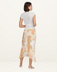 Ownley Sia Bias Skirt in Peachy Garden