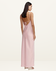 Ownley Winslow Midi Dress in DUSTY PINK