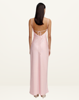 Ownley Winslow Midi Dress in DUSTY PINK
