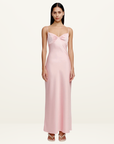 Ownley Winslow Midi Dress in DUSTY PINK