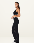 PE Nation Avant Flare Legging in BLACK & WHISPER WHITE