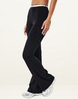 PE Nation Avant Flare Legging in BLACK & WHISPER WHITE