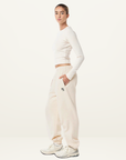 PE Nation Radar Trackpant in WHISPER WHITE