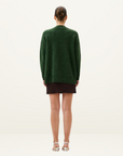 Roame Arthur Cardigan in FOREST GREEN
