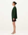 Roame Arthur Cardigan in FOREST GREEN