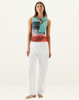 Roame Darcy Mesh Tank in Wonderland