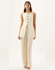 Roame Estella Vest in Ivory