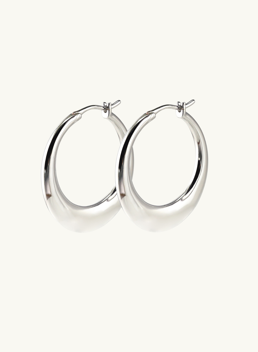 SMITH Ebe Classic Hoops in SILVER