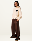 SŚAINT Lounge Pants in BROWN