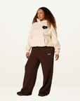 SŚAINT Lounge Pants in BROWN