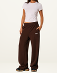 SŚAINT Lounge Pants in BROWN