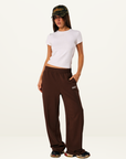 SŚAINT Lounge Pants in BROWN