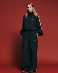 SSAINT Windbreaker Zip Jacket in Black